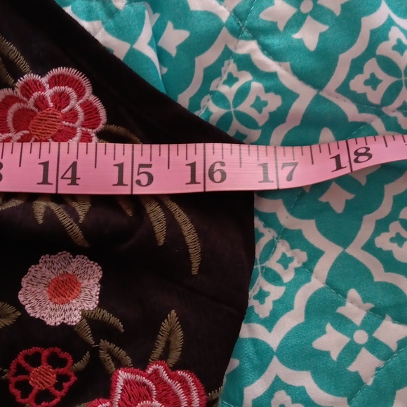 Kelly Renee ~ Black Floral Embroidered Maxi Dress NWOT (SP) - Picture 6 of 11